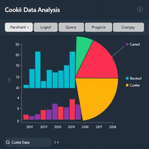 Grafico che mostra l'utilizzo dei cookie per analizzare i dati