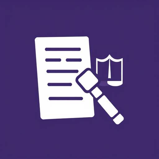 Icona astratta che rappresenta un contratto legale