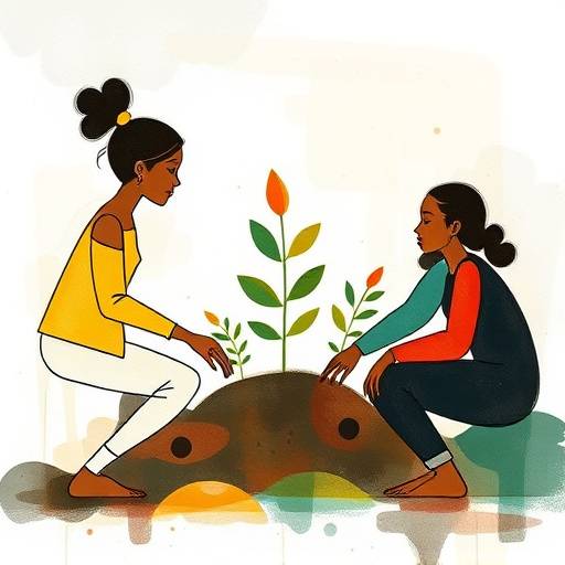 Immagine astratta che rappresenta la collaborazione e la crescita di una associazione culturale