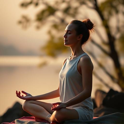 Una persona che medita in un ambiente tranquillo, simboleggiando lo sviluppo personale e la consapevolezza.